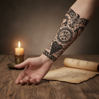Viking Falsk Tatuering