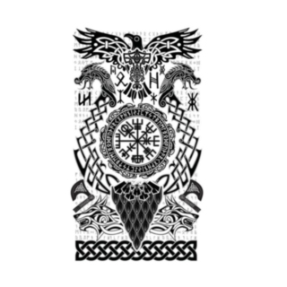 Viking Falsk Tatuering