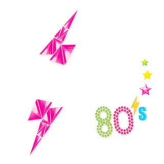 80-tal Ansiktssmycken