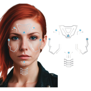 Cyborg Falska Tatueringar