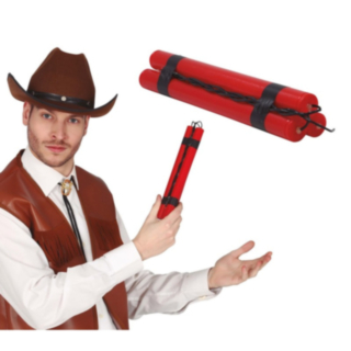 Cowboy Leksaksdynamit Röd