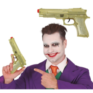 Joker Leksakspistol Guld