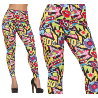 90-tal Retro Leggings