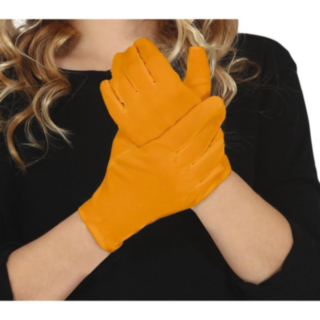 Korta Barnhandskar Orange