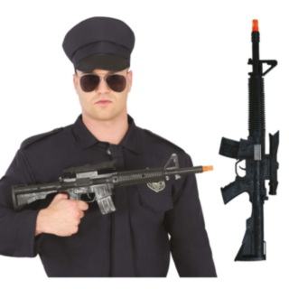Polis Leksaksgevär Svart