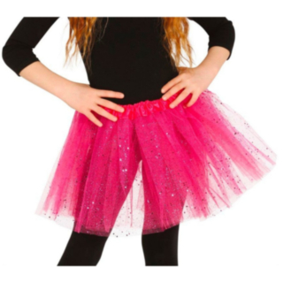 Glittrande Tyllkjol Barn Rosa