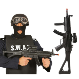 S.W.A.T Leksaksgevär Svart