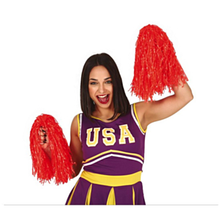 Röda Pompoms