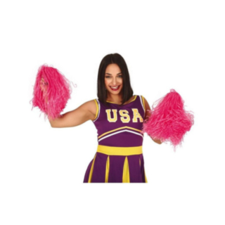 2-pack Rosa Pompoms