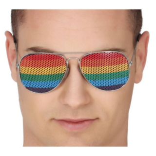 Pride Aviator Glasögon Regnbåge