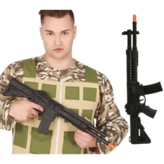 Militär Leksaksgevär Svart