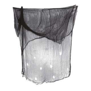 Halloweentyg Svart