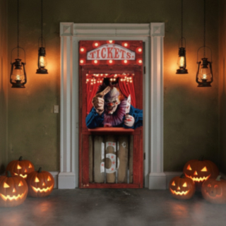 Halloween Cirkus Dörrdekoration