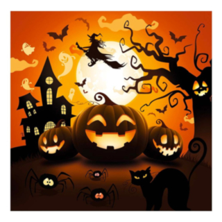 Halloween Pumpa Servetter