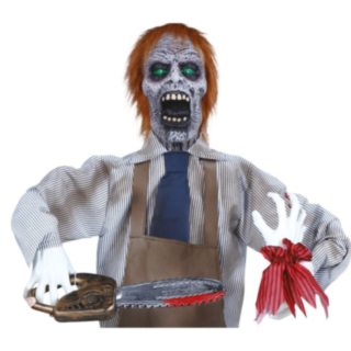 Rörlig Zombie Motorsåg Ljud & Ljus