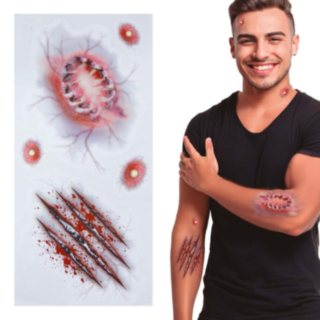 Varulvsbett Falska Tatueringar