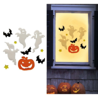 Halloween Spöken Fönsterdekal