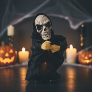 Dansande Skelett Med Ljud & Ljus