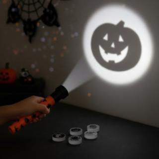 Halloween Ficklampa Med Motiv