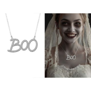 Boo Halsband Silver