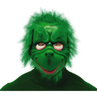 Jultjuv Mask Grön