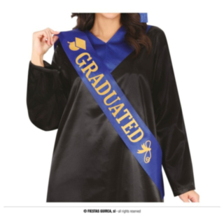 Graduated Student Ordensband Blå