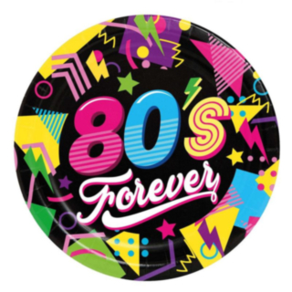 80's Forever Papptallrikar