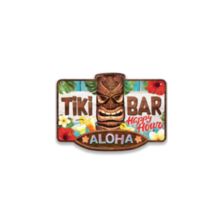 Tiki Bar Aloha-skylt