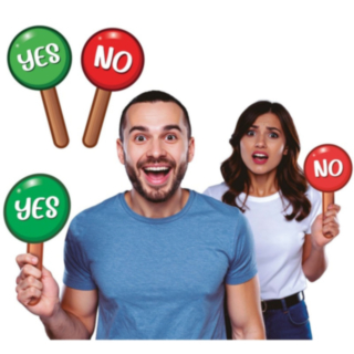 Yes/No Handskyltar