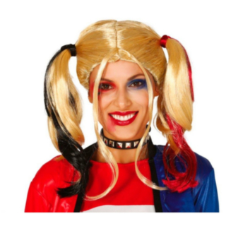 Harlekin Peruk Blond