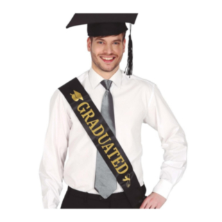Graduated Ordensband Svart