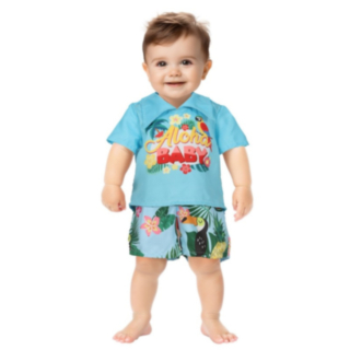 Aloha Babydräkt Blå