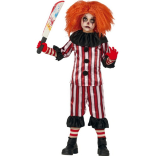 Vintage Killer Clown Barndräkt