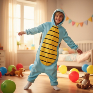 Sköldpadda Onesie Barndräkt