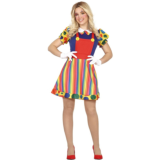 Clownklänning Maskeraddräkt Regnbåge