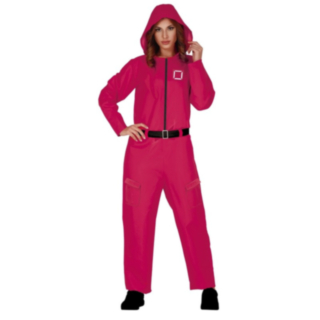Gamer Spelvakt Maskeraddräkt Rosa