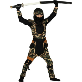 Camo Ninja Barndräkt