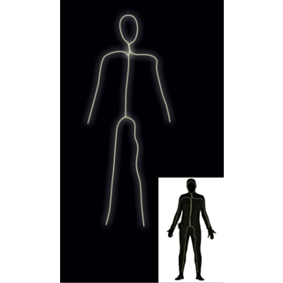 Självlysande Stick Man