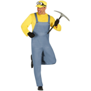 Gul Hjälpare Maskeraddräkt