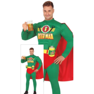 Ölhjälte Maskeraddräkt Grön/Röd