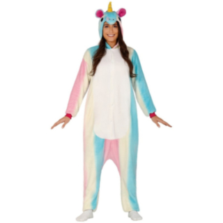Enhörning Onesie Maskeraddräkt Pastell