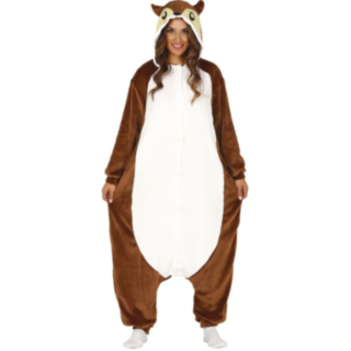 Ekorre Onesie Maskeraddräkt