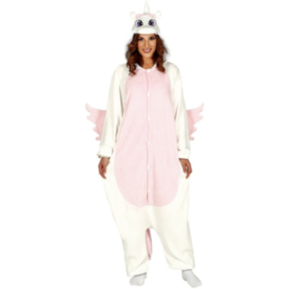Enhörning Onesie Maskeraddräkt Ljusrosa