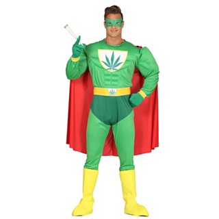 Marijuana Superhero Maskeraddräkt