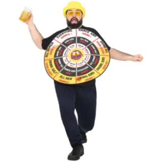 Drick Darttavla Maskeraddräkt Gul