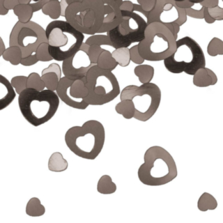 Konfetti Hjärtan, SIlver