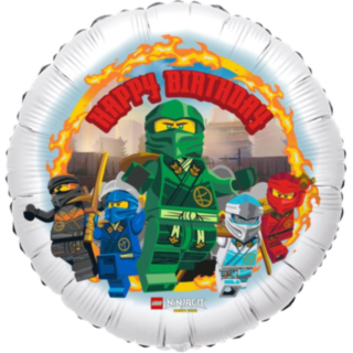 Ninjago® Happy Birthday Folieballong