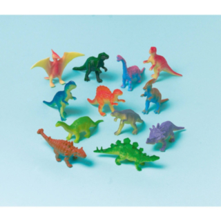 Små dinosaurfigurer