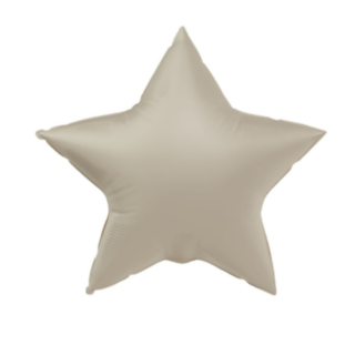 Stjärn Folieballong Creamy Latte
