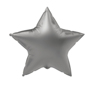 Stjärna Folieballong Silver